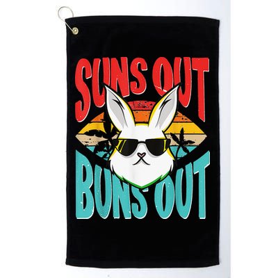 Bunny Lover Suns Out Buns Out Golf Towel