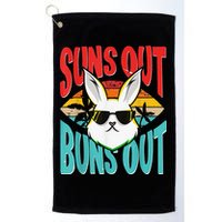 Bunny Lover Suns Out Buns Out Golf Towel