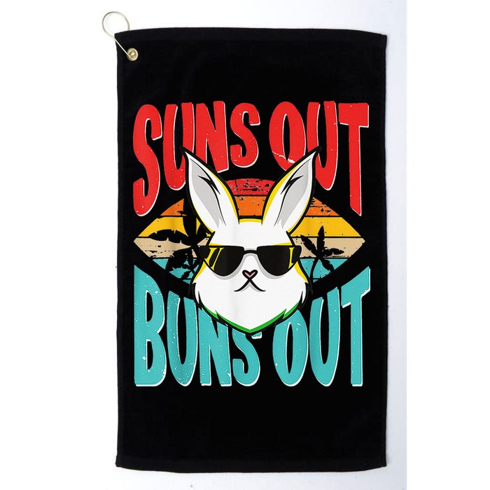 Bunny Lover Suns Out Buns Out Golf Towel