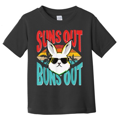 Bunny Lover Suns Out Buns Out Toddler T-Shirt