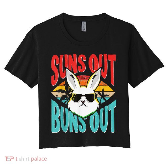 Bunny Lover Suns Out Buns Out Crop Top