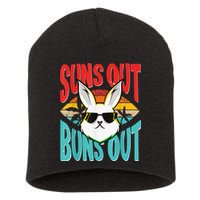 Bunny Lover Suns Out Buns Out Short Acrylic Beanie