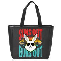 Bunny Lover Suns Out Buns Out Zip Tote Bag