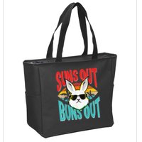 Bunny Lover Suns Out Buns Out Zip Tote Bag