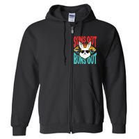 Bunny Lover Suns Out Buns Out Full Zip Hoodie