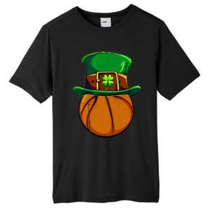 Basketball Leprechaun Shamrock Irish St Patricks Day Gift Tall Fusion ChromaSoft Performance T-Shirt