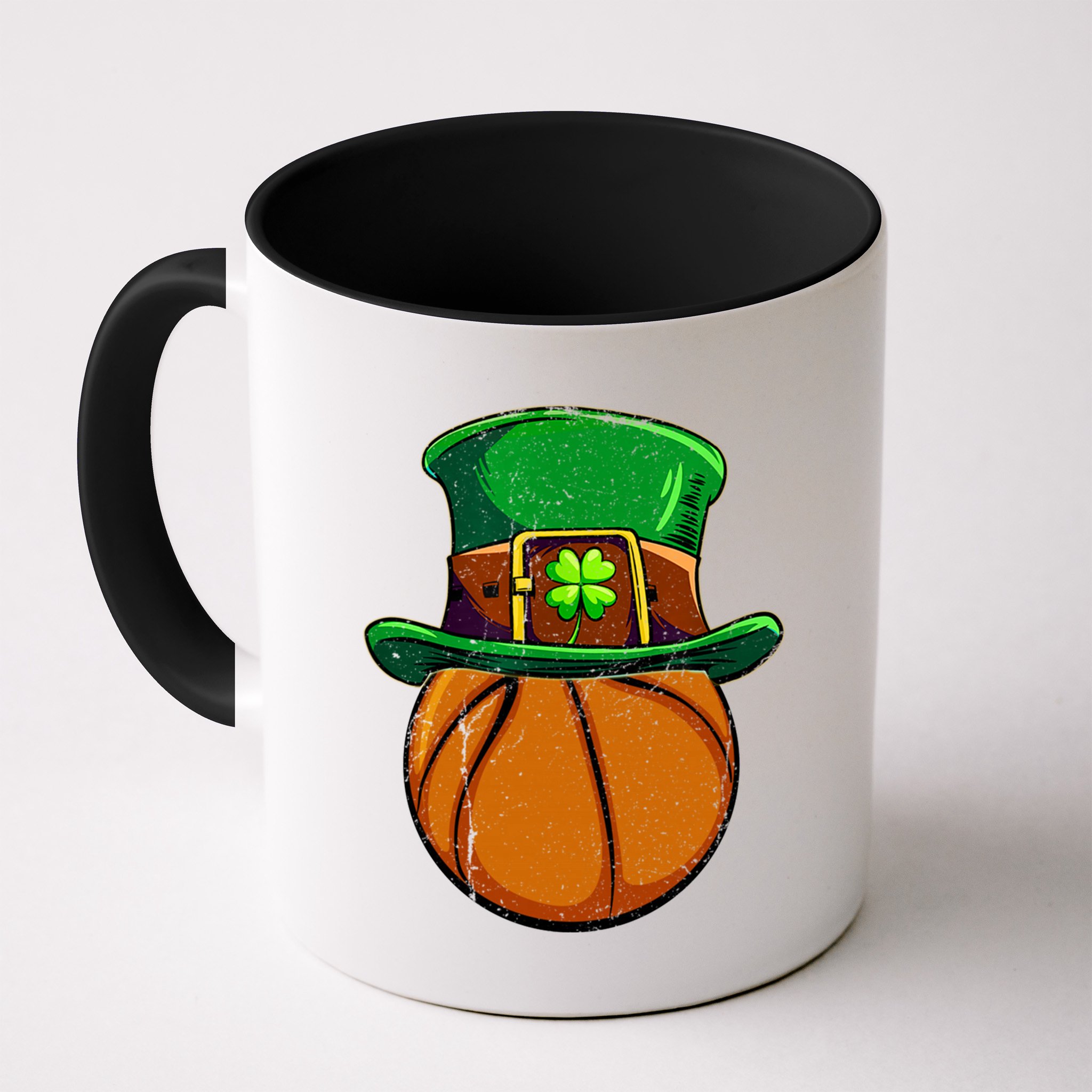 Basketball Leprechaun Shamrock Irish St Patricks Day Gift Mug