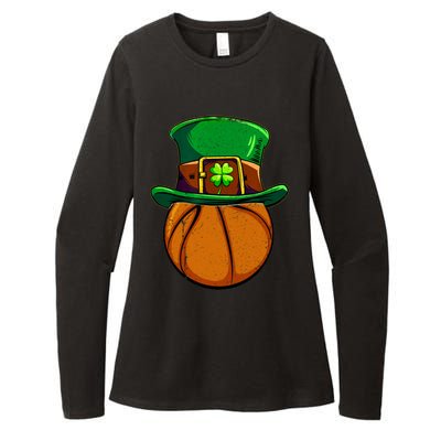 Basketball Leprechaun Shamrock Irish St Patricks Day Gift Womens CVC Long Sleeve Shirt