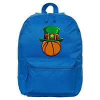Basketball Leprechaun Shamrock Irish St Patricks Day Gift 16 in Basic Backpack