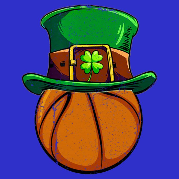 Basketball Leprechaun Shamrock Irish St Patricks Day Gift 16 in Basic Backpack