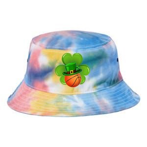 Basketball Leprechaun Shamrock Irish St Patricks Day Gift Tie Dye Newport Bucket Hat