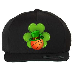 Basketball Leprechaun Shamrock Irish St Patricks Day Gift Wool Snapback Cap