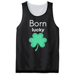 Born Lucky Shamrock Mesh Reversible Basketball Jersey Tank