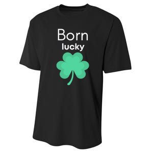 Born Lucky Shamrock Performance Sprint T-Shirt