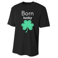 Born Lucky Shamrock Performance Sprint T-Shirt