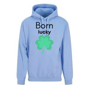 Born Lucky Shamrock Unisex Surf Hoodie