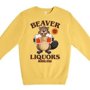 Beaver Liquors Since 1969 Beaver Utah Premium Crewneck Sweatshirt