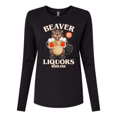 Beaver Liquors Since 1969 Beaver Utah Womens Cotton Relaxed Long Sleeve T-Shirt