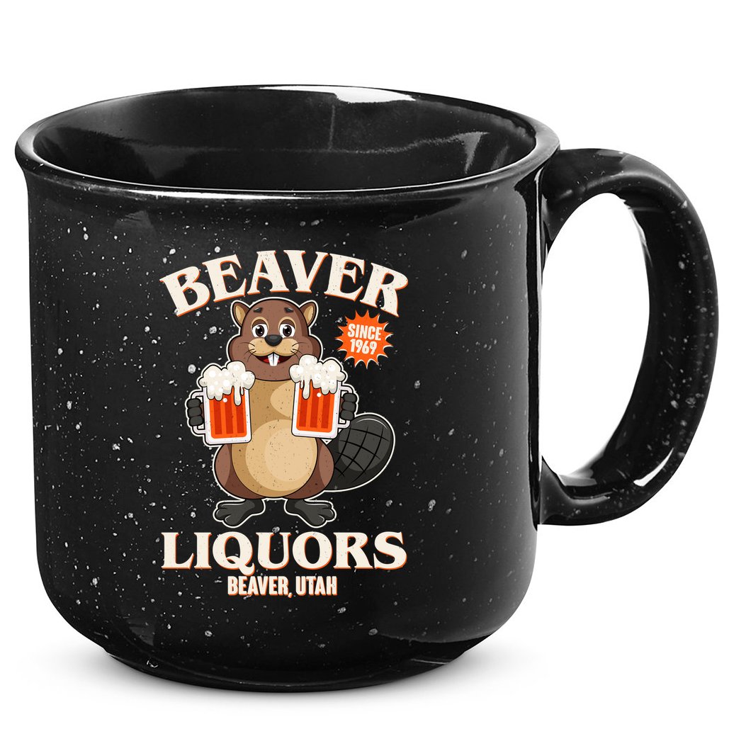 Beaver Liquors Since 1969 Beaver Utah 15oz Campfire Ceramic Mug