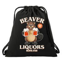 Beaver Liquors Since 1969 Beaver Utah Drawstring Bag