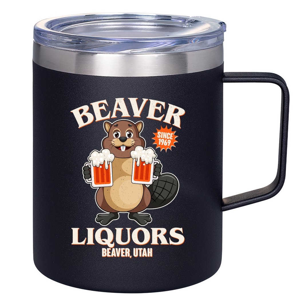 Beaver Liquors Since 1969 Beaver Utah 12oz Stainless Steel Coffee Mug