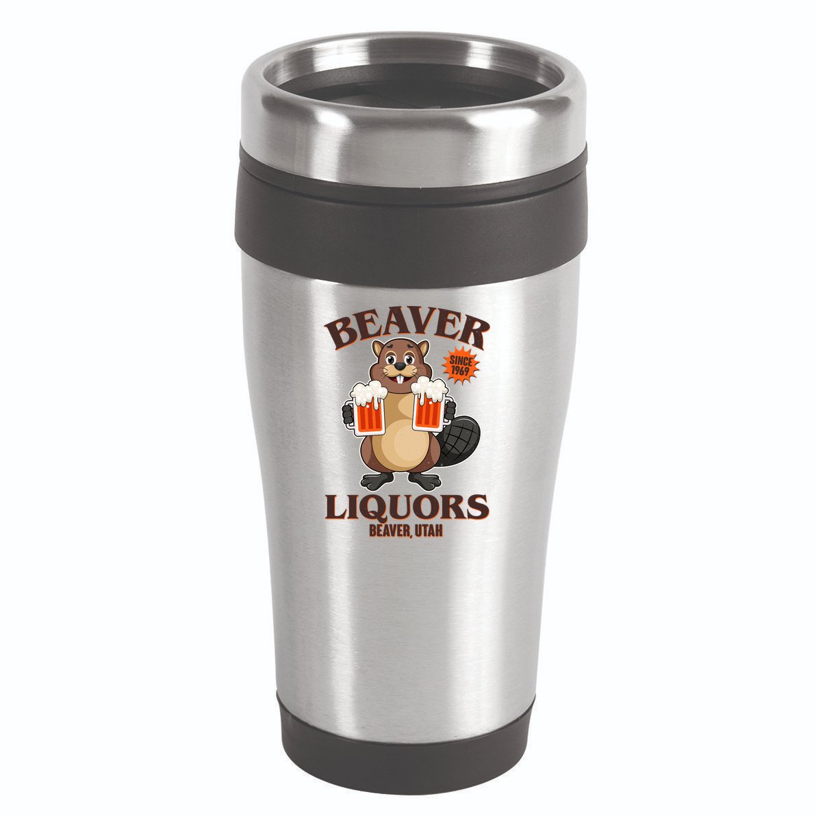 Beaver Liquors Since 1969 Beaver Utah 16oz Travel Tumbler