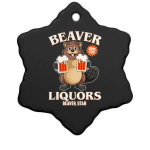 Beaver Liquors Since 1969 Beaver Utah Ceramic Star Ornament