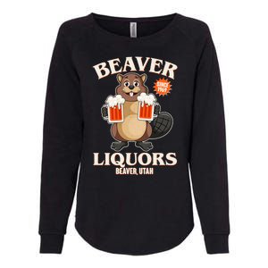 Beaver Liquors Since 1969 Beaver Utah Womens California Wash Sweatshirt