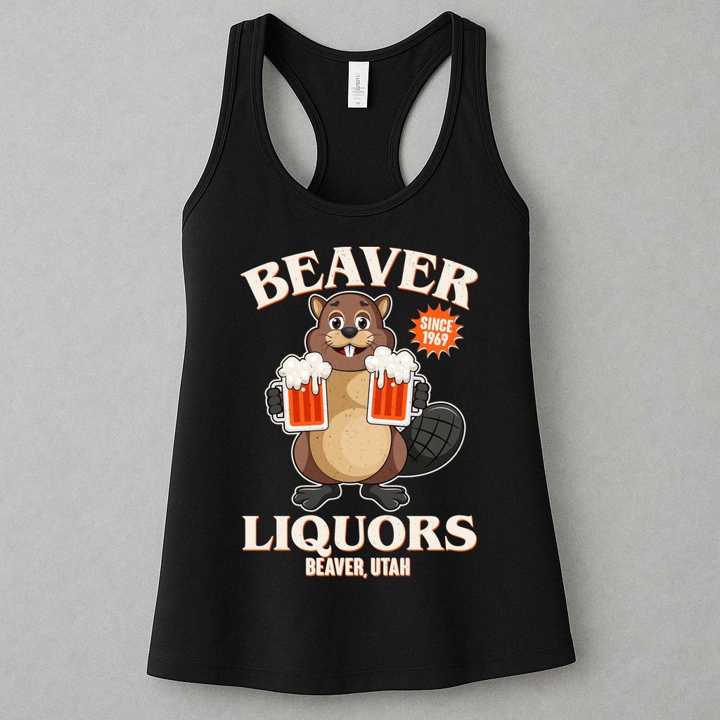 Beaver Liquors Since 1969 Beaver Utah Womens Tank Top