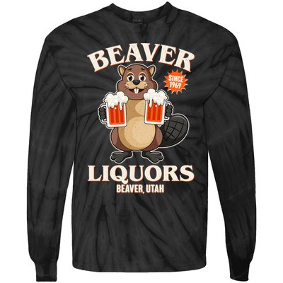 Beaver Liquors Since 1969 Beaver Utah Tie-Dye Long Sleeve Shirt