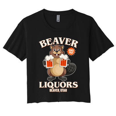 Beaver Liquors Since 1969 Beaver Utah Crop Top