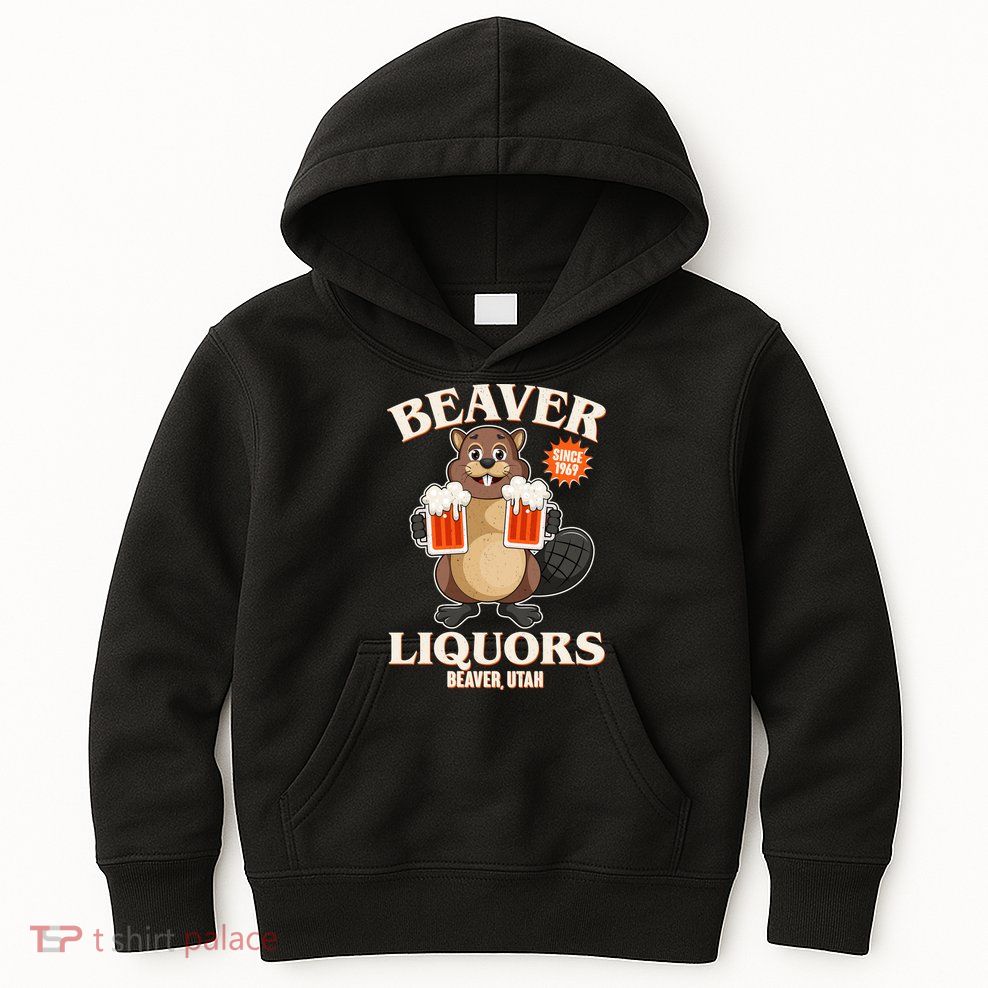 Beaver Liquors Since 1969 Beaver Utah Kids Hoodie