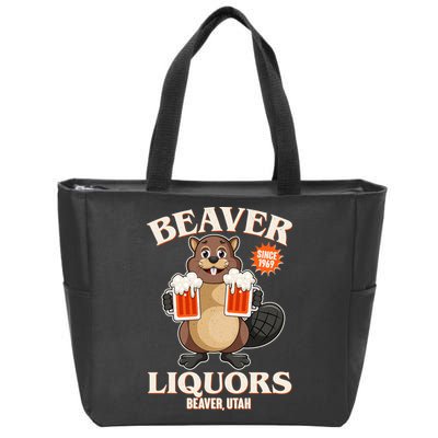 Beaver Liquors Since 1969 Beaver Utah Zip Tote Bag