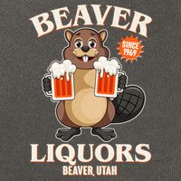 Beaver Liquors Since 1969 Beaver Utah Cotton Canvas Backpack