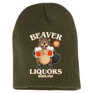 Beaver Liquors Since 1969 Beaver Utah Short Acrylic Beanie