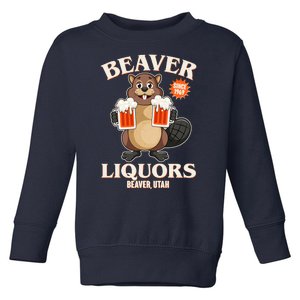 Beaver Liquors Since 1969 Beaver Utah Toddler Sweatshirt