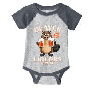 Beaver Liquors Since 1969 Beaver Utah Infant Baby Jersey Bodysuit