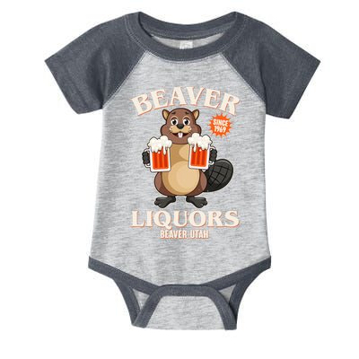 Beaver Liquors Since 1969 Beaver Utah Infant Baby Jersey Bodysuit