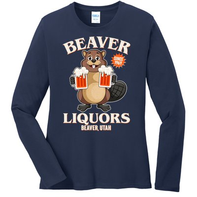 Beaver Liquors Since 1969 Beaver Utah Ladies Long Sleeve Shirt