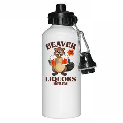 Beaver Liquors Since 1969 Beaver Utah Aluminum Water Bottle