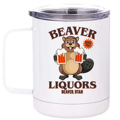 Beaver Liquors Since 1969 Beaver Utah 12 oz Stainless Steel Tumbler Cup