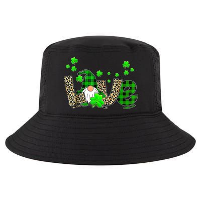 Bleached Love St Patricks Day Gnomes Shamrock Gift Cool Comfort Performance Bucket Hat