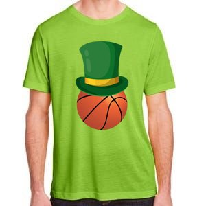 Basketball Leprechaun St Patrick's Day Sport Funny Gift Adult ChromaSoft Performance T-Shirt