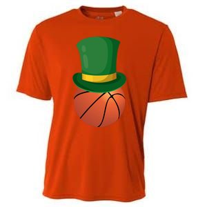 Basketball Leprechaun St Patrick's Day Sport Funny Gift Cooling Performance Crew T-Shirt