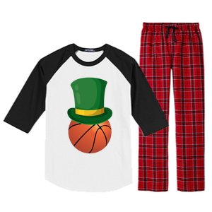 Basketball Leprechaun St Patrick's Day Sport Funny Gift Raglan Sleeve Pajama Set