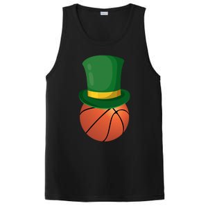 Basketball Leprechaun St Patrick's Day Sport Funny Gift PosiCharge Competitor Tank