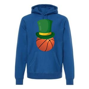 Basketball Leprechaun St Patrick's Day Sport Funny Gift Premium Hoodie