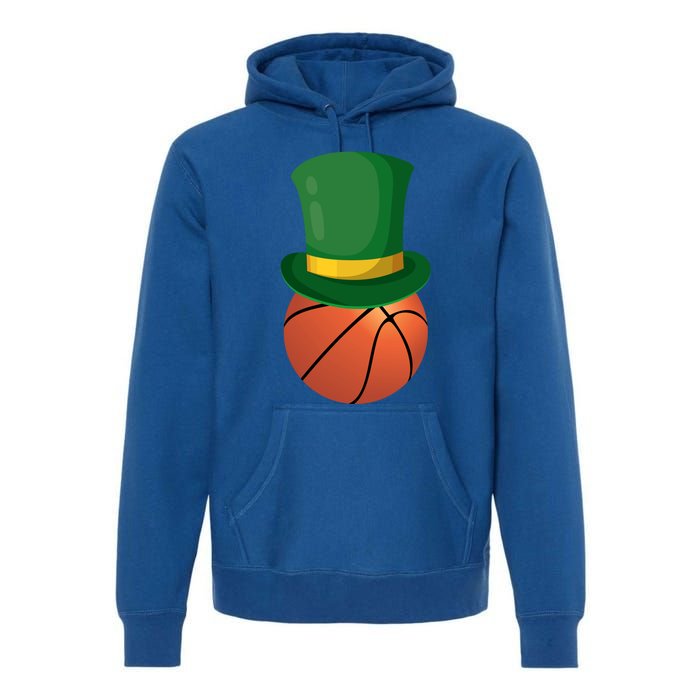 Basketball Leprechaun St Patrick's Day Sport Funny Gift Premium Hoodie