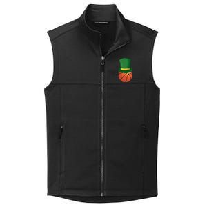 Basketball Leprechaun St Patrick's Day Sport Funny Gift Collective Smooth Fleece Vest