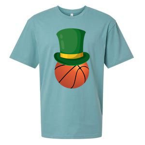 Basketball Leprechaun St Patrick's Day Sport Funny Gift Sueded Cloud Jersey T-Shirt